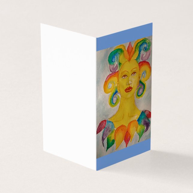 Iris, Regnbågens gudinna Kort (Utsida)