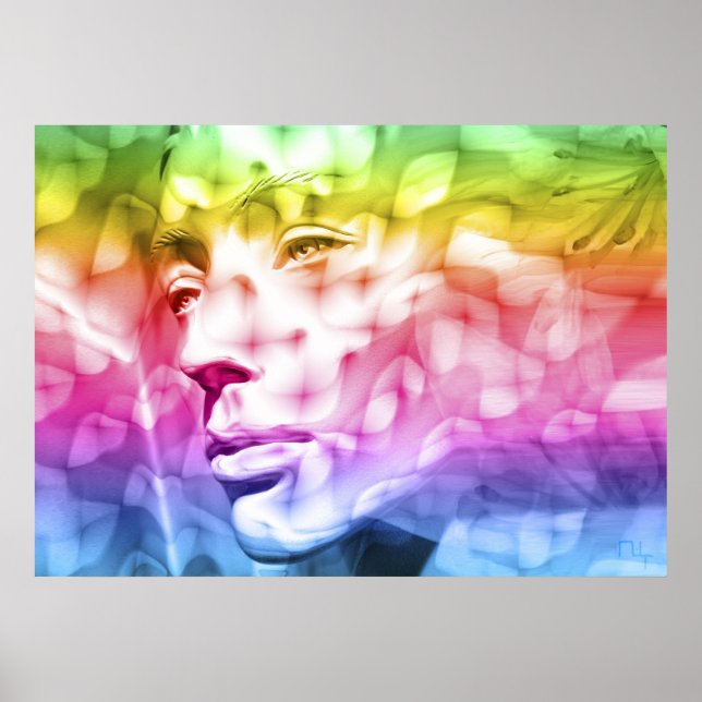 Iris scarf poster (Framsidan)