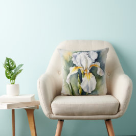 Iris Schwertlilie weiß - Aquarell-Design | Kudde