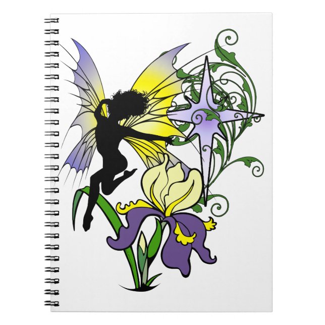 Iris Shadow Fairy Anteckningsbok (Framsidan)