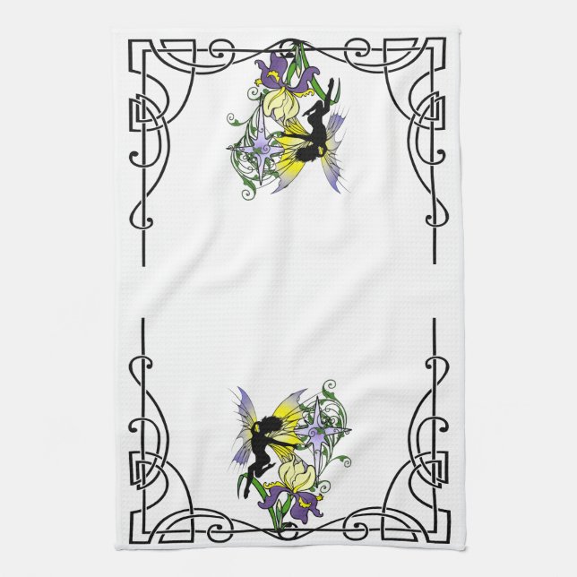 Iris Shadow Fairy Kökshandduk (Vertikal)