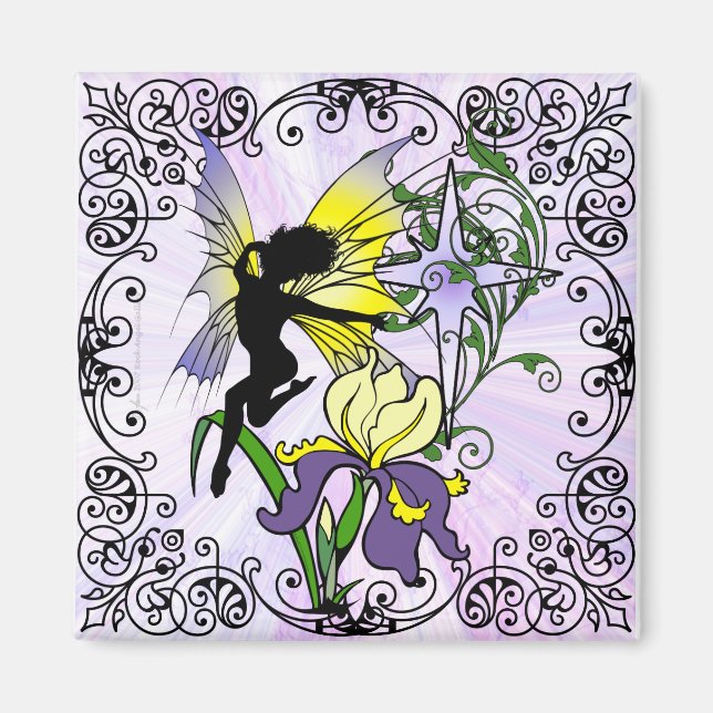 Iris Shadow Fairy Magnet (Framsidan)