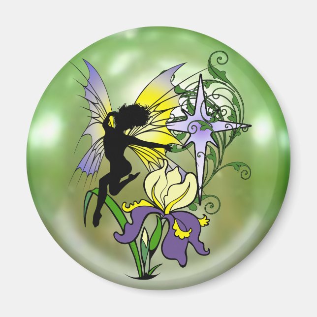 Iris Shadow Fairy Magnet (Framsidan)