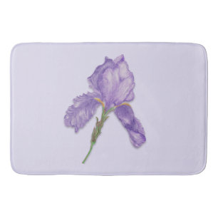 Iris skäggig purpurfärgad Iris Badrumsmatta