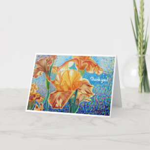 Iris Tack Notecard Kort
