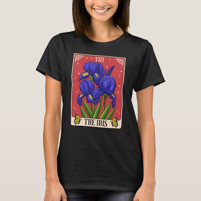 Iris Tarot Card T Shirt (Framsida)