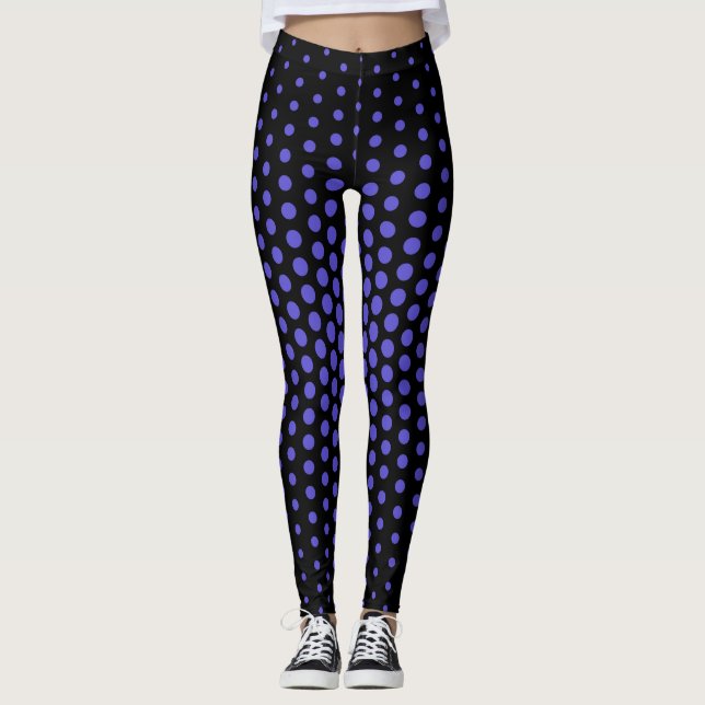 Iris Techno Dot Mönster Leggings (Framsida)