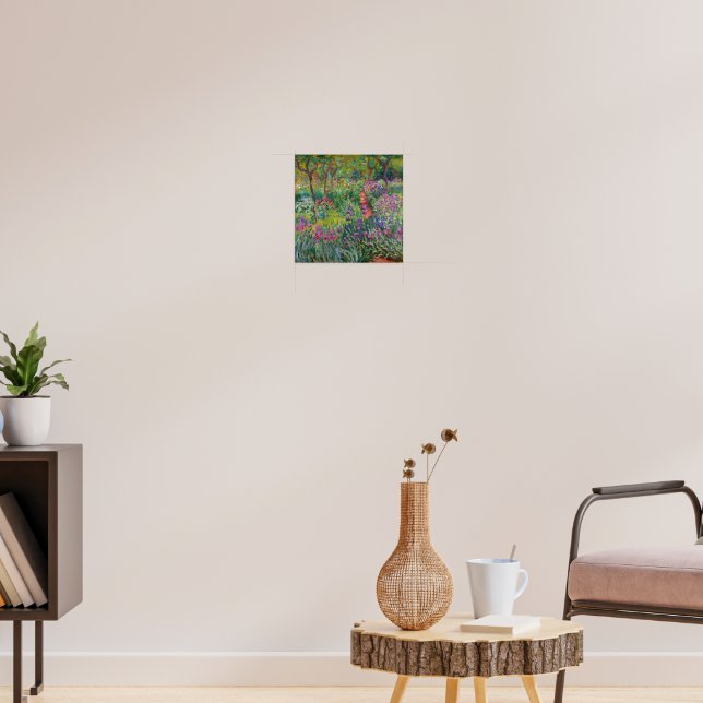 Iris trädgården i Giverny av Claude Monet Poster (Vardagsrum 3)