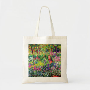 Iris trädgården på Giverny av Claude Monet Tote Ba Tygkasse