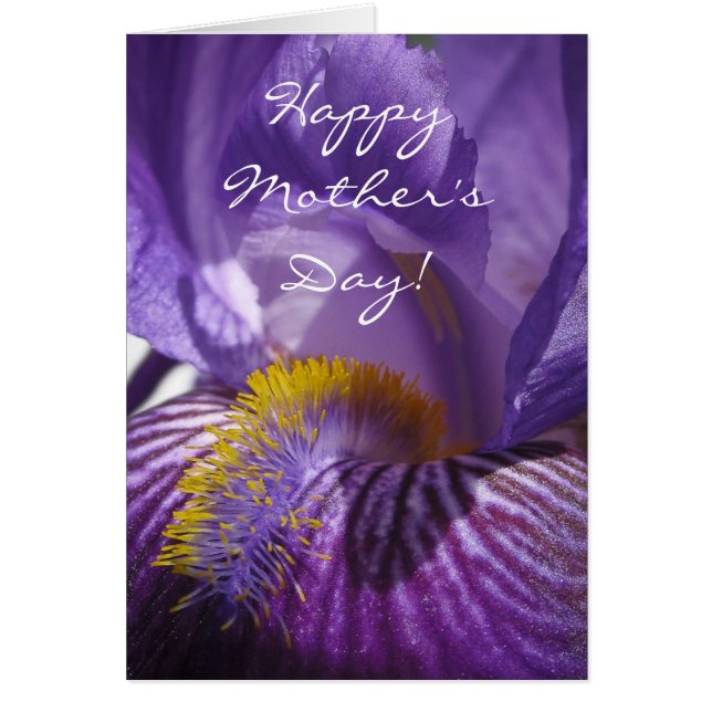 Iris' Tunga Hälsningskort (Framsidan)