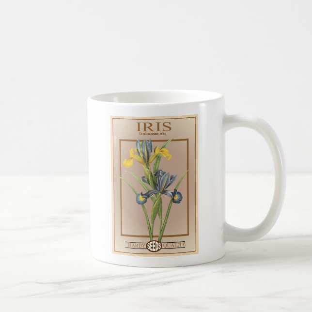 iris-utsädespaket kaffemugg (Höger)