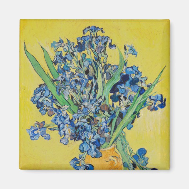 Iris Vincent van Gogh Affisch Magnet (Framsidan)