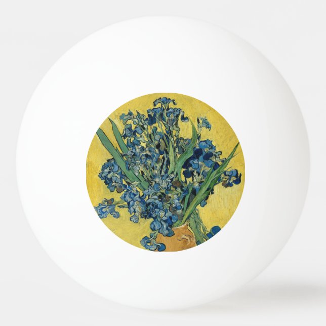 Iris - Vincent van Gogh Finkonst Pingisboll (Framsidan)