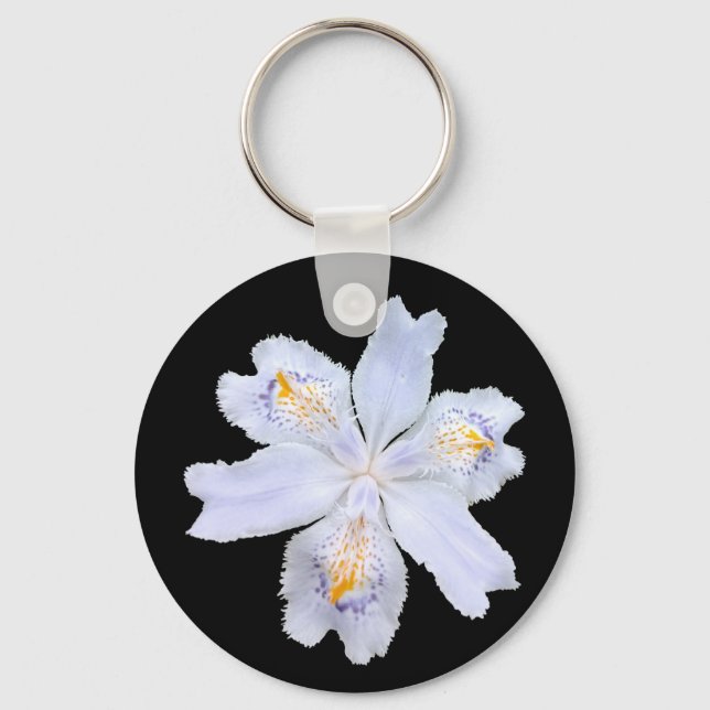 Iris White Keychain Nyckelring (Framsida)