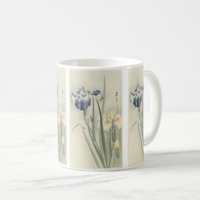 Irisar av Ohara Koson Kaffemugg (Framsida höger)