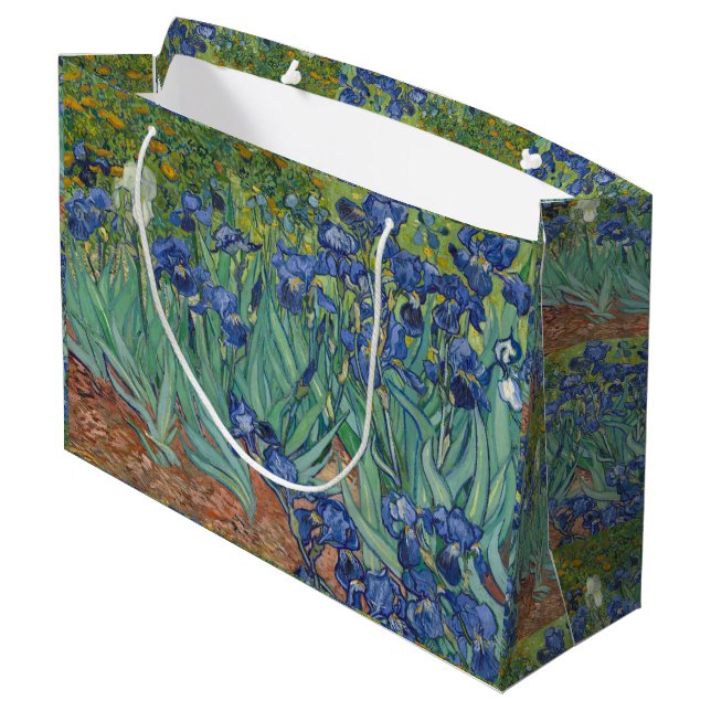 Irisar Blå Grön Gul Van Gogh (Baksidan Vinklad)