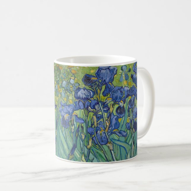 Irisar, Blommåleri i olja, Vincent Van Gogh Kaffemugg (Framsida höger)