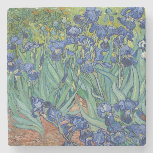 Irisar, Blommåleri i olja, Vincent Van Gogh Stenunderlägg (Framsidan)