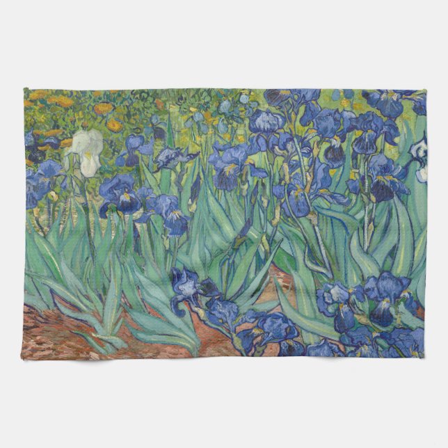 Irisar, Blommålning, Vincent Van Gogh Kökshandduk (Horisontell)