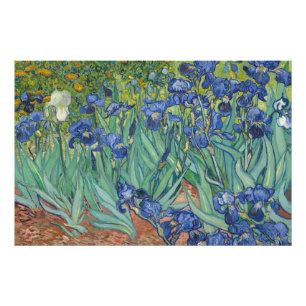 Irisar, Blommor Oljemålning, Vincent Van Gogh Fototryck