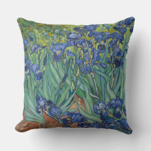Irisar, Blommor Oljemålning, Vincent Van Gogh Kudde