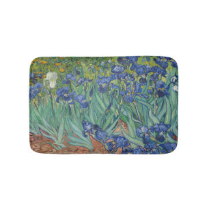 Irisar, Blommotiv Oljemålning, Vincent Van Gogh Badrumsmatta