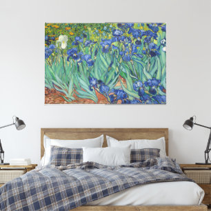 Irisar, Blommotiv, Oljemålning, Vincent Van Gogh Canvastryck