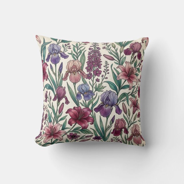 Irisar Kastkudde Boho Linjedesign Kudde (Framsida)