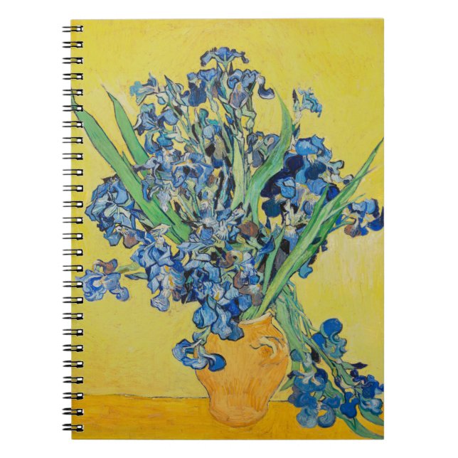 Irisar Vincent van Gogh      Anteckningsbok (Framsidan)