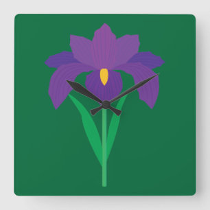 Irisblomma Fyrkantig Klocka