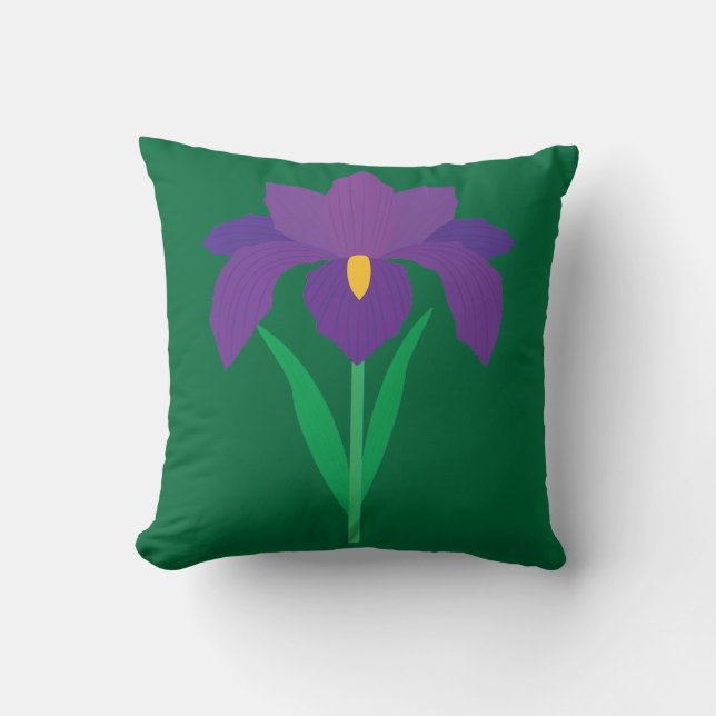 Irisblomma Kudde (Framsida)