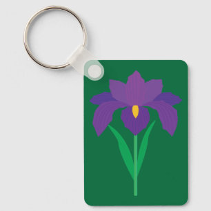 Irisblomma Nyckelring