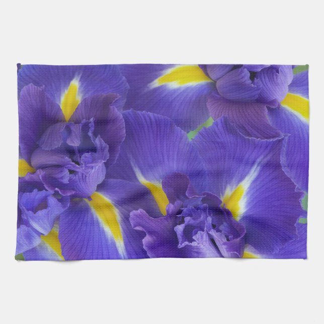 Irisblommor Kökshandduk (Horisontell)