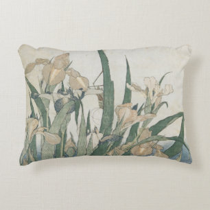 Irisblommor och gräshoppa, c.1830-31 prydnadskudde