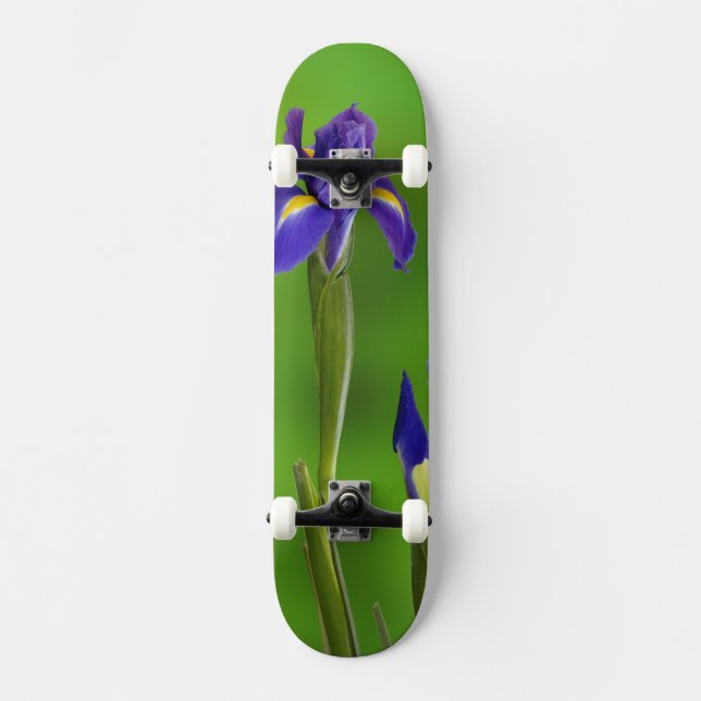 Irisblommor Skateboard Bräda 21,5 Cm (Framsida)
