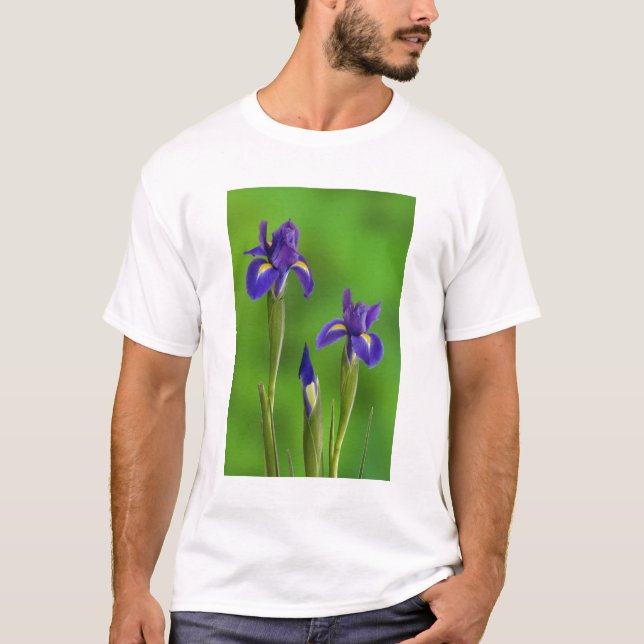 Irisblommor Tee Shirt (Framsida)