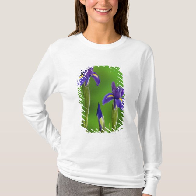 Irisblommor Tee Shirt (Framsida)