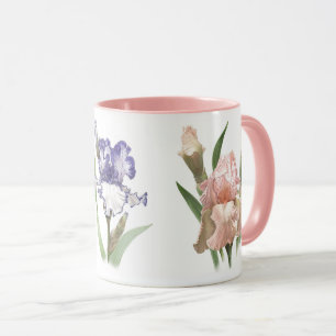 Irisblomsterträdgård Mugg
