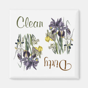 Irisen blommar diskaremagneten magnet