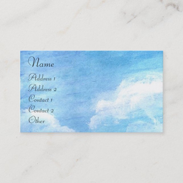 IRISER I TUSCANY/Grönt Lila Flower Fält Visitkort (Framsida)