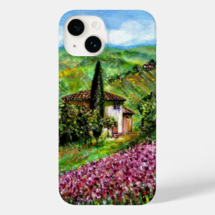 IRISER I TUSCANY,Lila Flower Fält Liggande