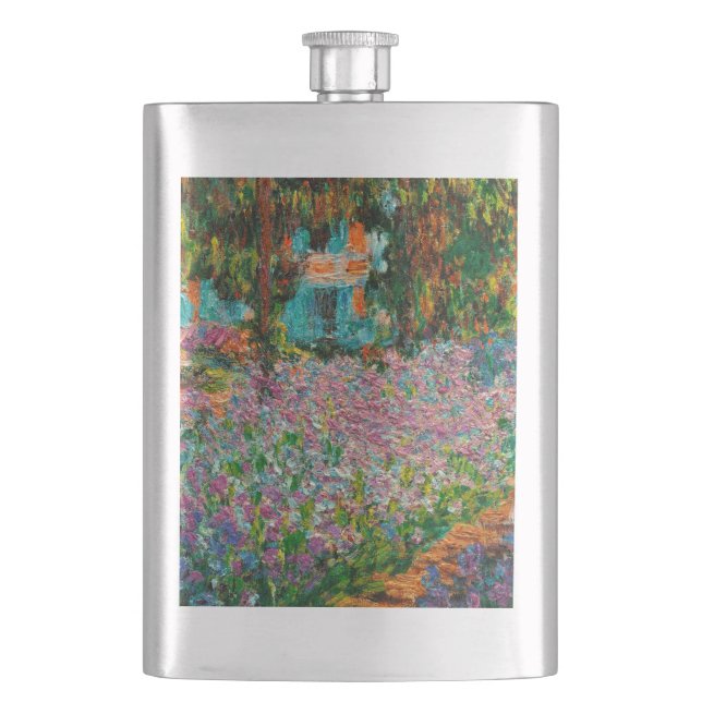 Iriser Monet Trädgård Giverny blommor Fickplunta (Framsidan)