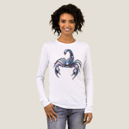 Iriserande Cyber Skorpion Mekanisk Konst T Shirt