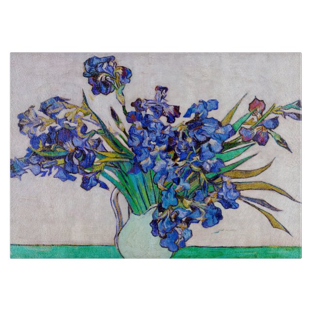 Irisering av blommor av Vincent Van Gogh-Bordstabl (Framsidan)