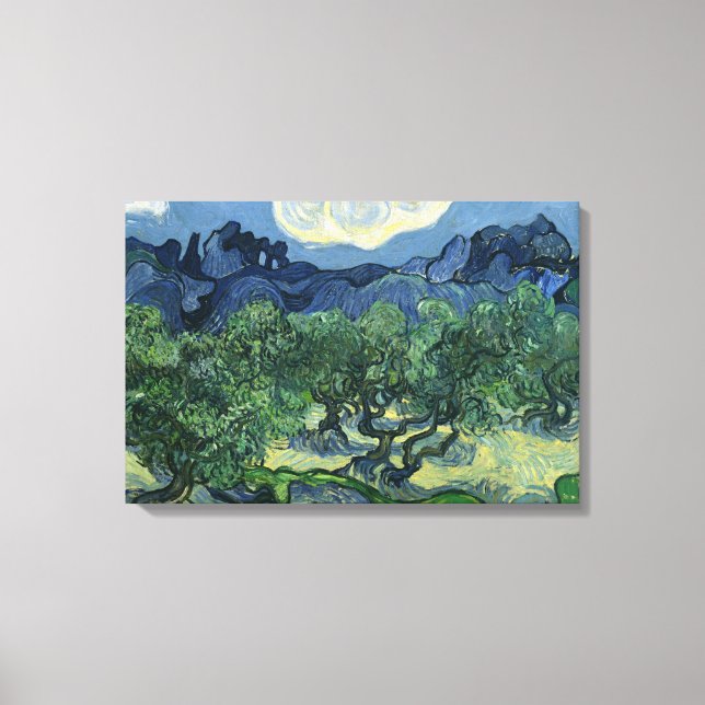 Irisering av Van Gogh Wrapped Canvas (Framsida)