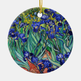 Irisering av Vincent van Gogh Julgransprydnad Keramik