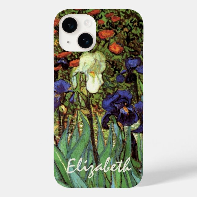Irisering av Vincent van Gogh, Vintage Garden Art (Baksida)