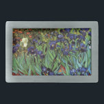Irisering av Vincent van Gogh, Vintage Garden Art<br><div class="desc">Irismen (1889) av Vincent van Gogh är en vintage bra post impressionism landskapsmålning i blommigten med av, med en trädgård med skäggiga iriser av lila som odlas av poppies av orange. En enda vit irisblomma blommar vid kant. Om konstnären: Vincent Willem van Gogh (1853-1890) var en av de mest berömd...</div>