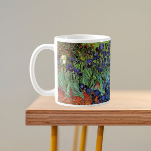 Irisering av Vincent van Gogh, Vintage Garden Art Kaffemugg