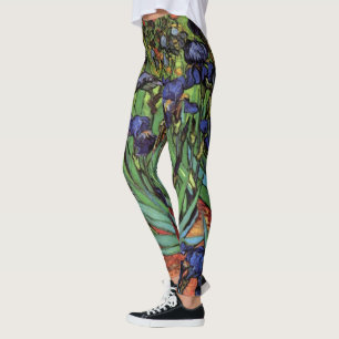 Irisering av Vincent van Gogh, Vintage Garden Art Leggings